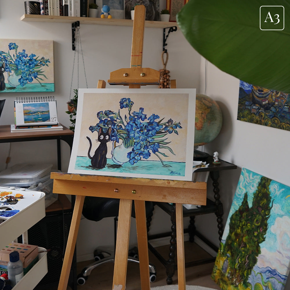 "Jiji's Irises" Fine Art Print