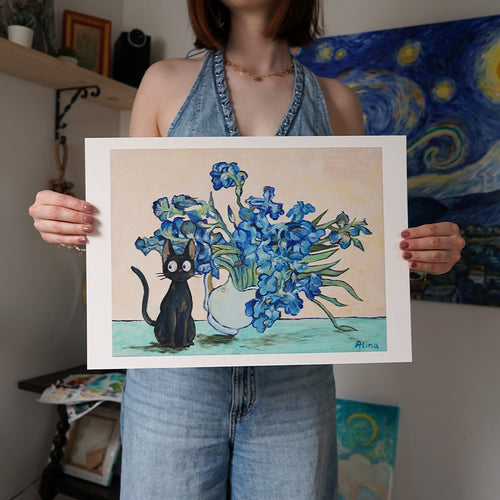"Jiji's Irises" Fine Art Print