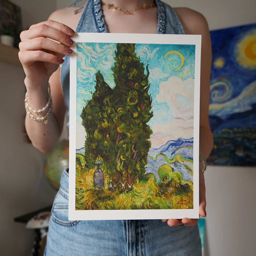 "Totoro's Trees" Fine Art Print