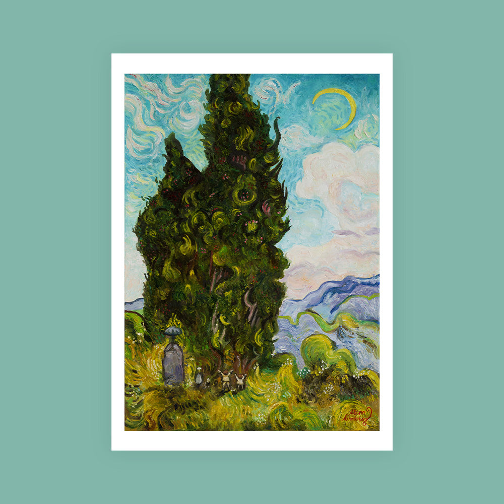 "Totoro's Trees" Fine Art Print