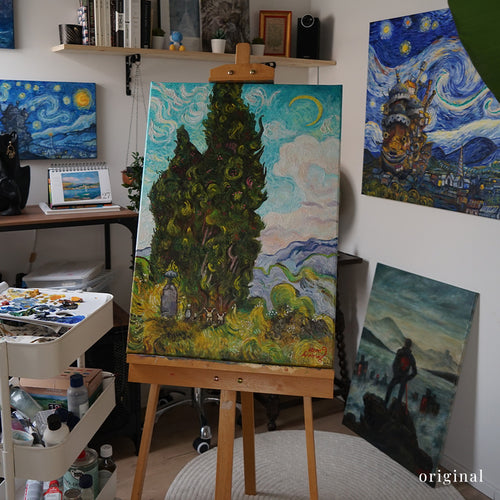 Limited Edition - "Totoro's Trees" Fine Art Print A2